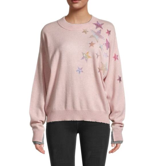 Zadig & Voltaire Rhinestone-Embellished Star Sweater - Picture 2 of 7